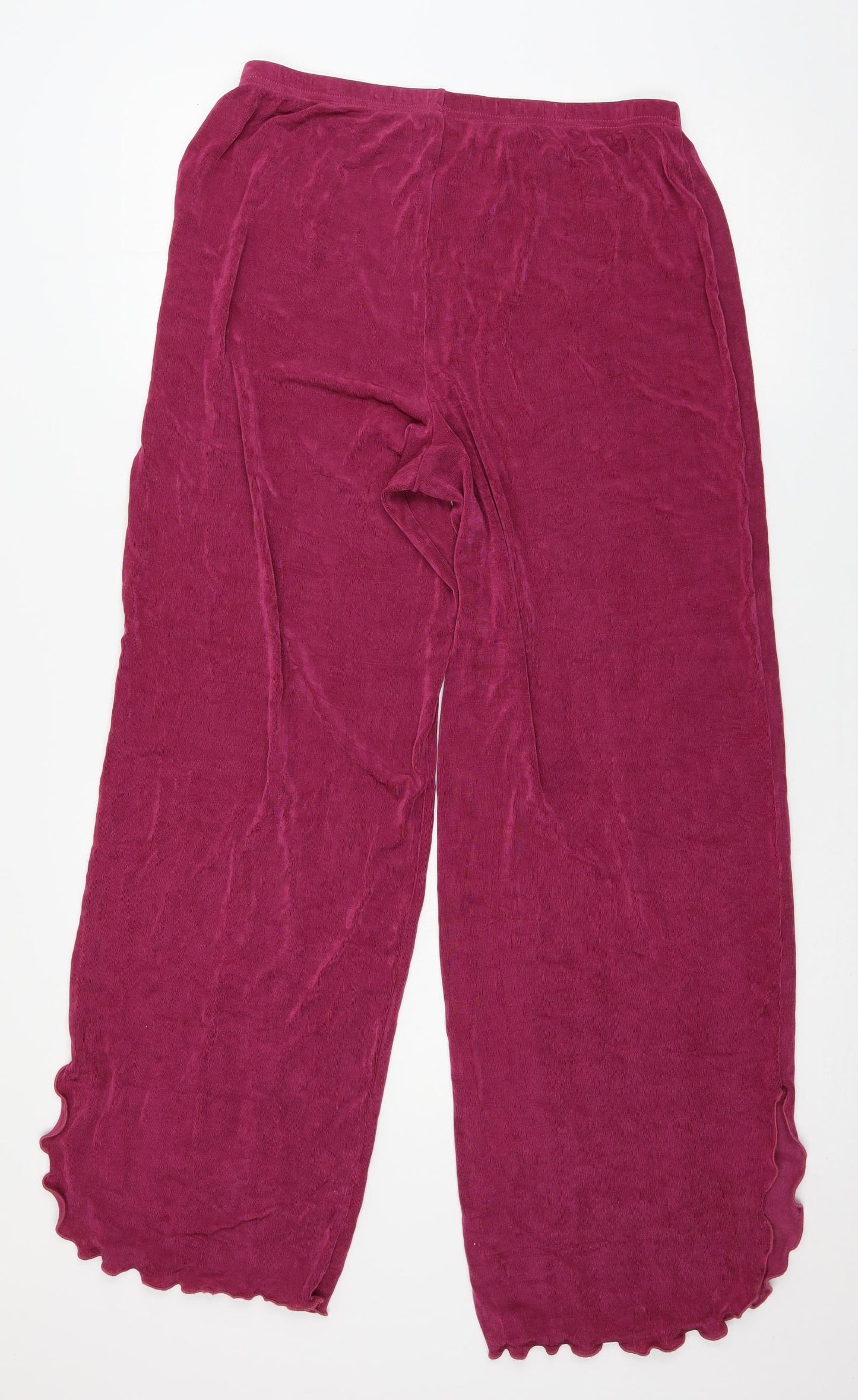 Preworn Womens Pink  Jersey Trousers  Size L L29 in