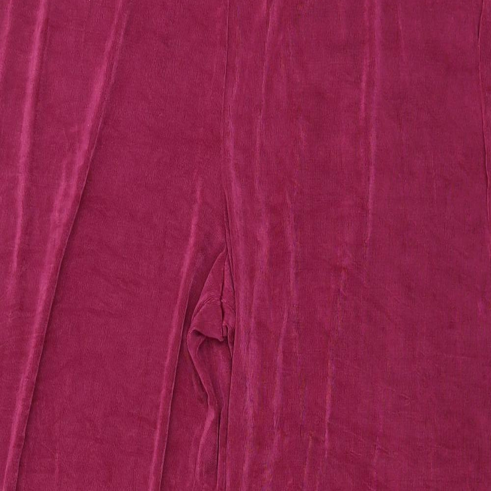 Preworn Womens Pink  Jersey Trousers  Size L L29 in