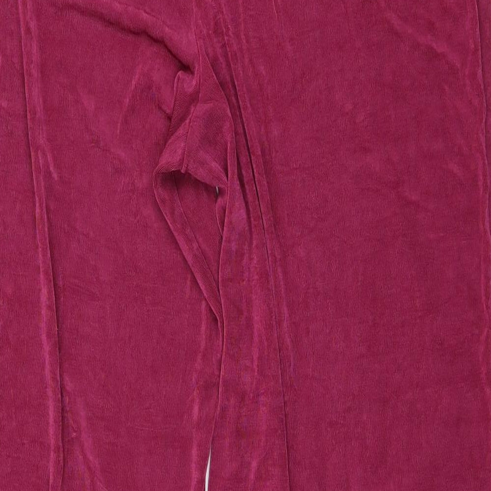 Preworn Womens Pink  Jersey Trousers  Size L L29 in