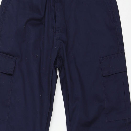 Uneek Womens Blue  Jersey Trousers  Size 12 L29 in
