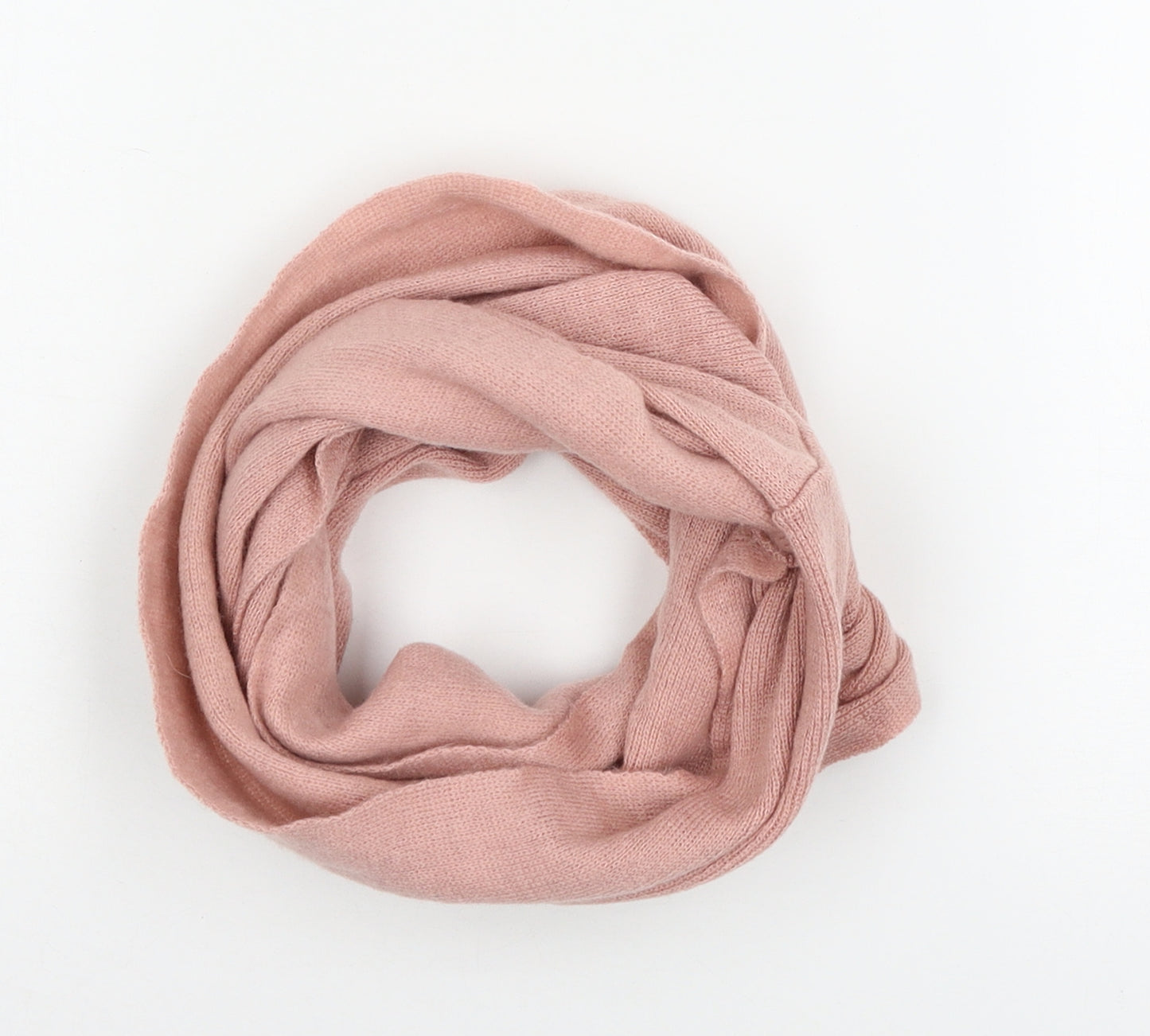 Preworn Womens Pink  Knit  Scarf