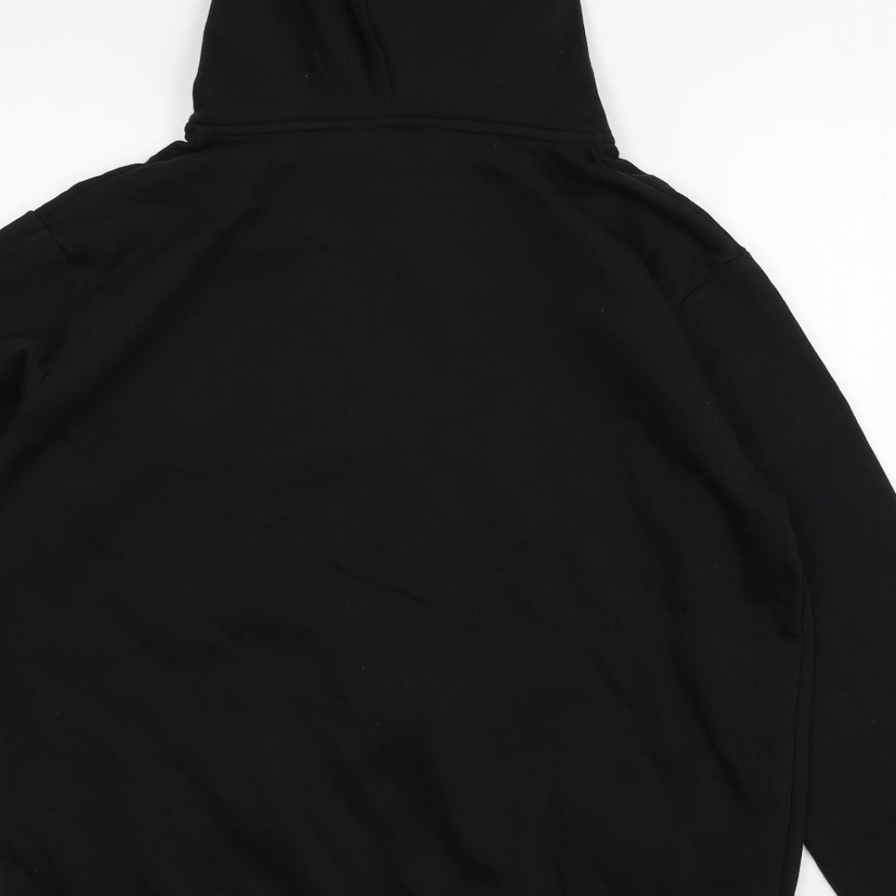 2 Diem Mens Black  Jersey Full Zip Hoodie Size L