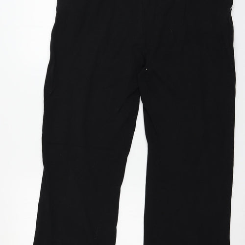 Maine Womens Black  Jersey Jogger Trousers Size 16 L26 in