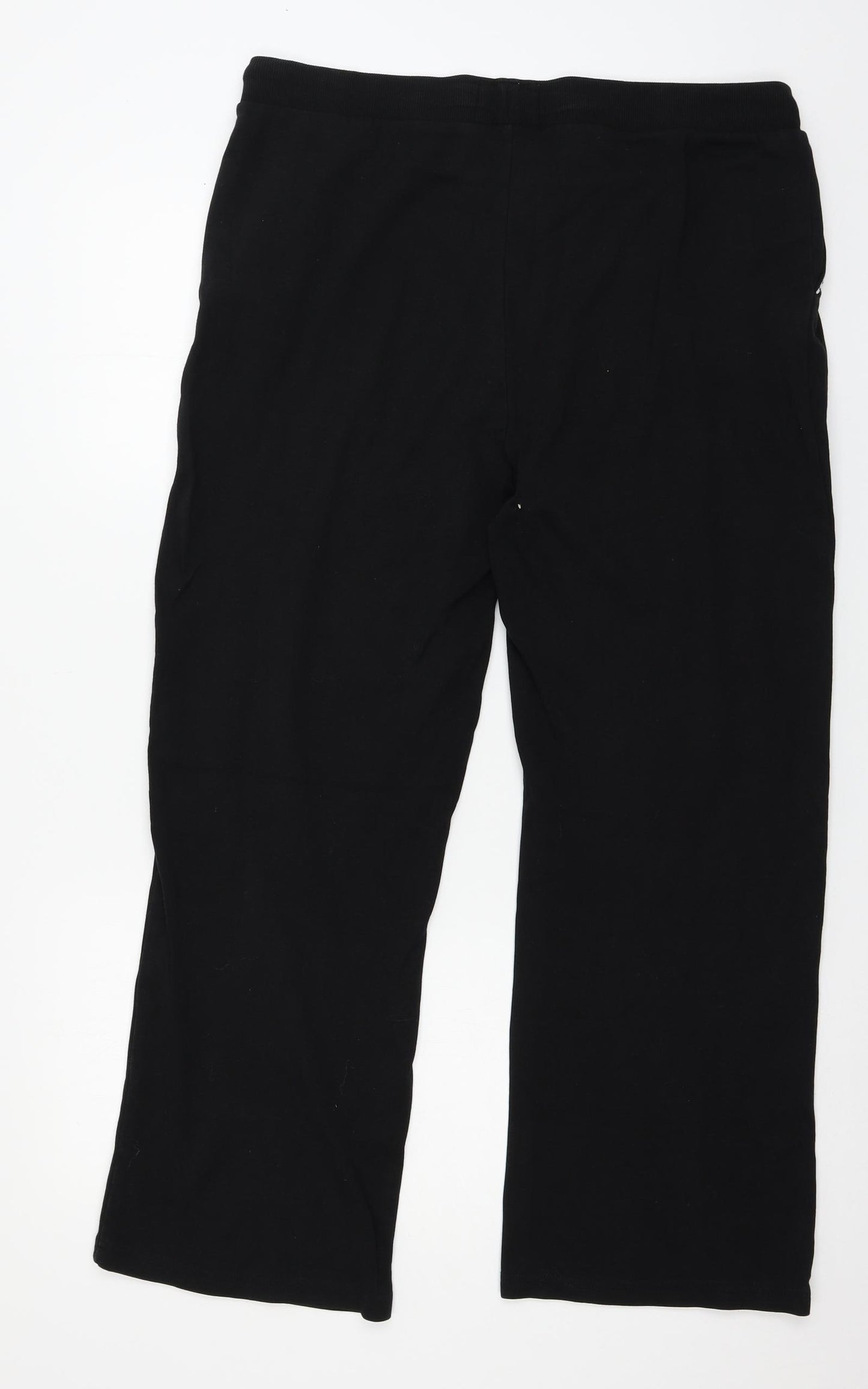 Maine Womens Black  Jersey Jogger Trousers Size 16 L26 in