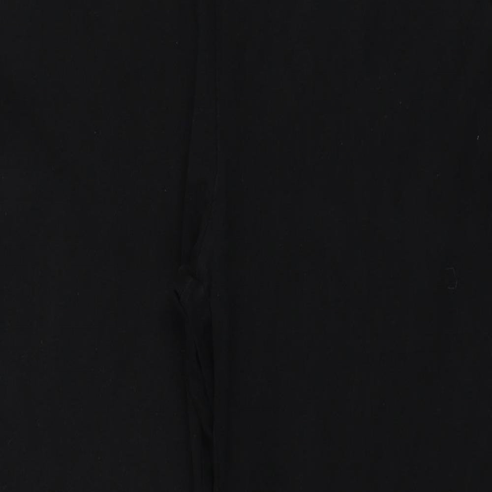Maine Womens Black  Jersey Jogger Trousers Size 16 L26 in