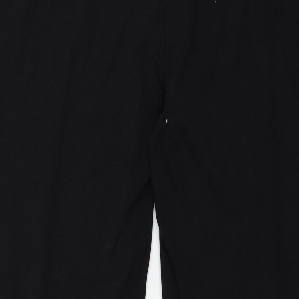 Maine Womens Black  Jersey Jogger Trousers Size 16 L26 in