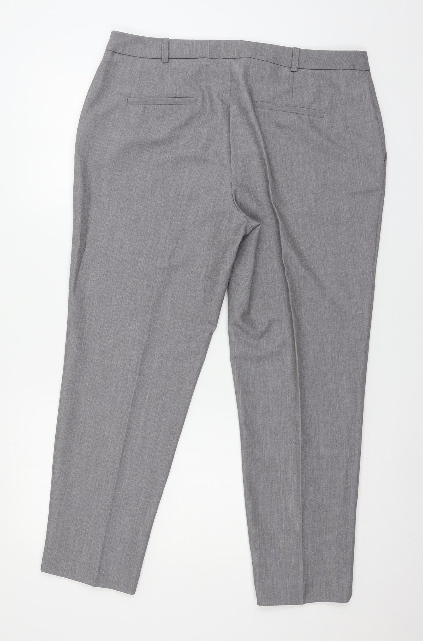 Dorothy Perkins Womens Grey   Trousers  Size 14 L26 in