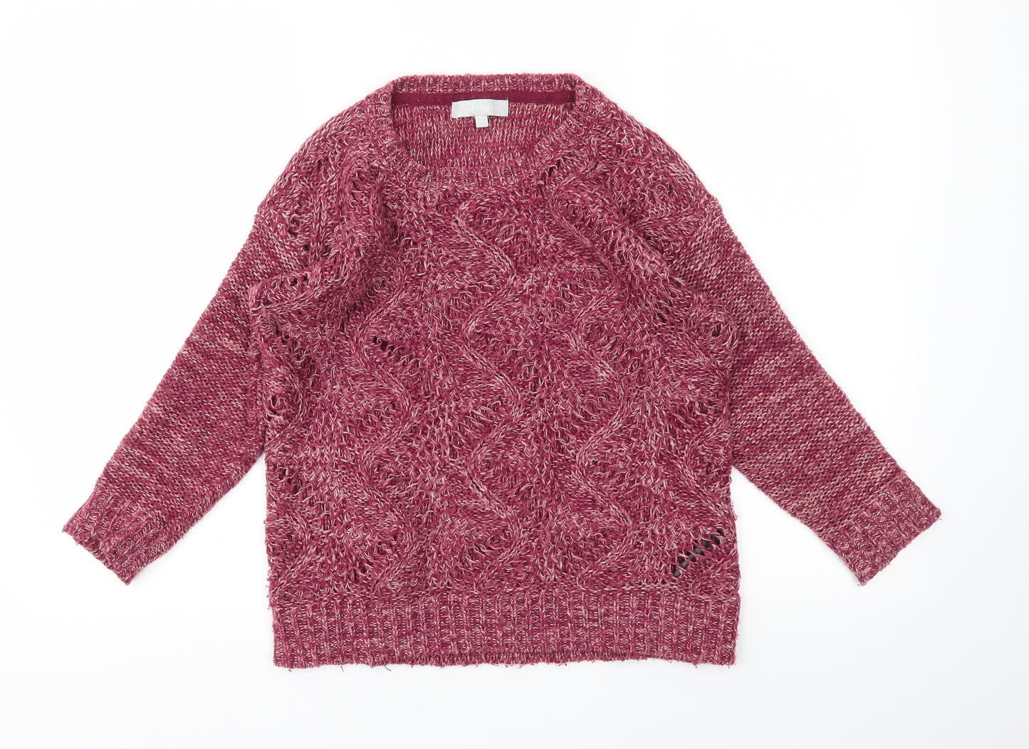 Red Hearing Womens Pink   Pullover Jumper Size 8