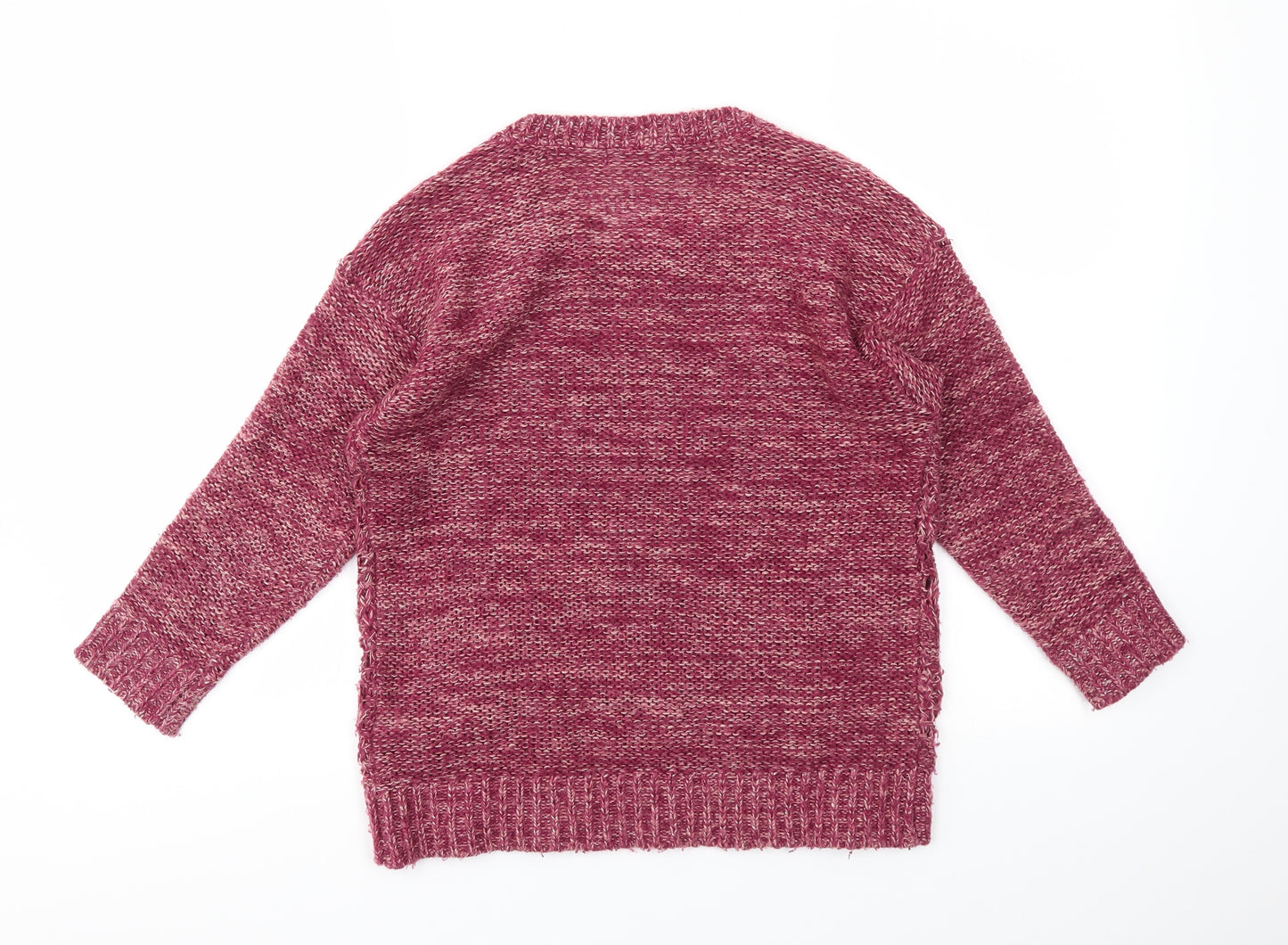 Red Hearing Womens Pink   Pullover Jumper Size 8
