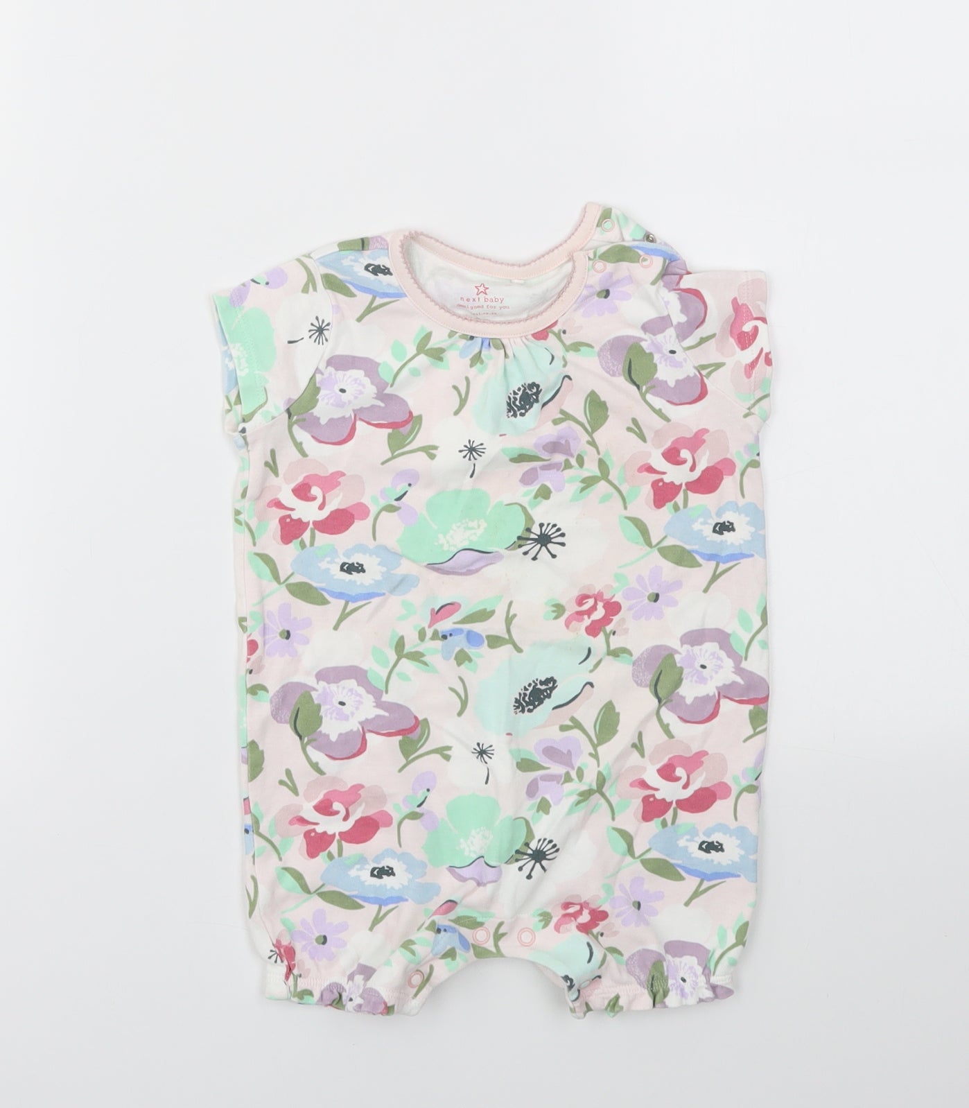 NEXT Girls Multicoloured   Babygrow One-Piece Size 9-12 Months