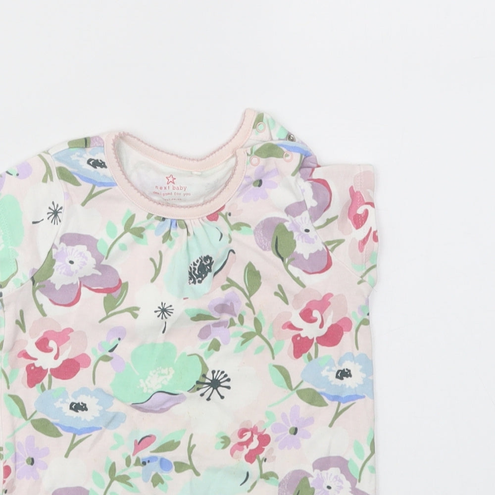 NEXT Girls Multicoloured   Babygrow One-Piece Size 9-12 Months