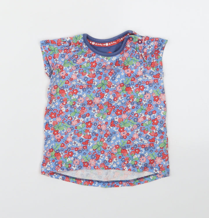TU Girls Multicoloured Floral  Basic T-Shirt Size 6-9 Months