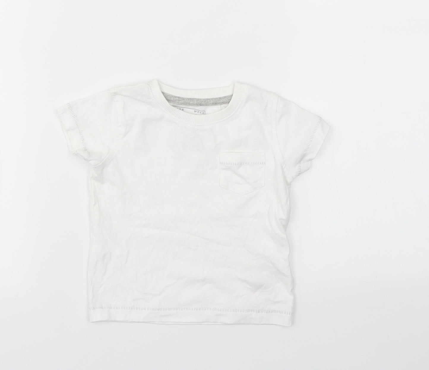 NEXT Boys White   Basic T-Shirt Size 3-6 Months