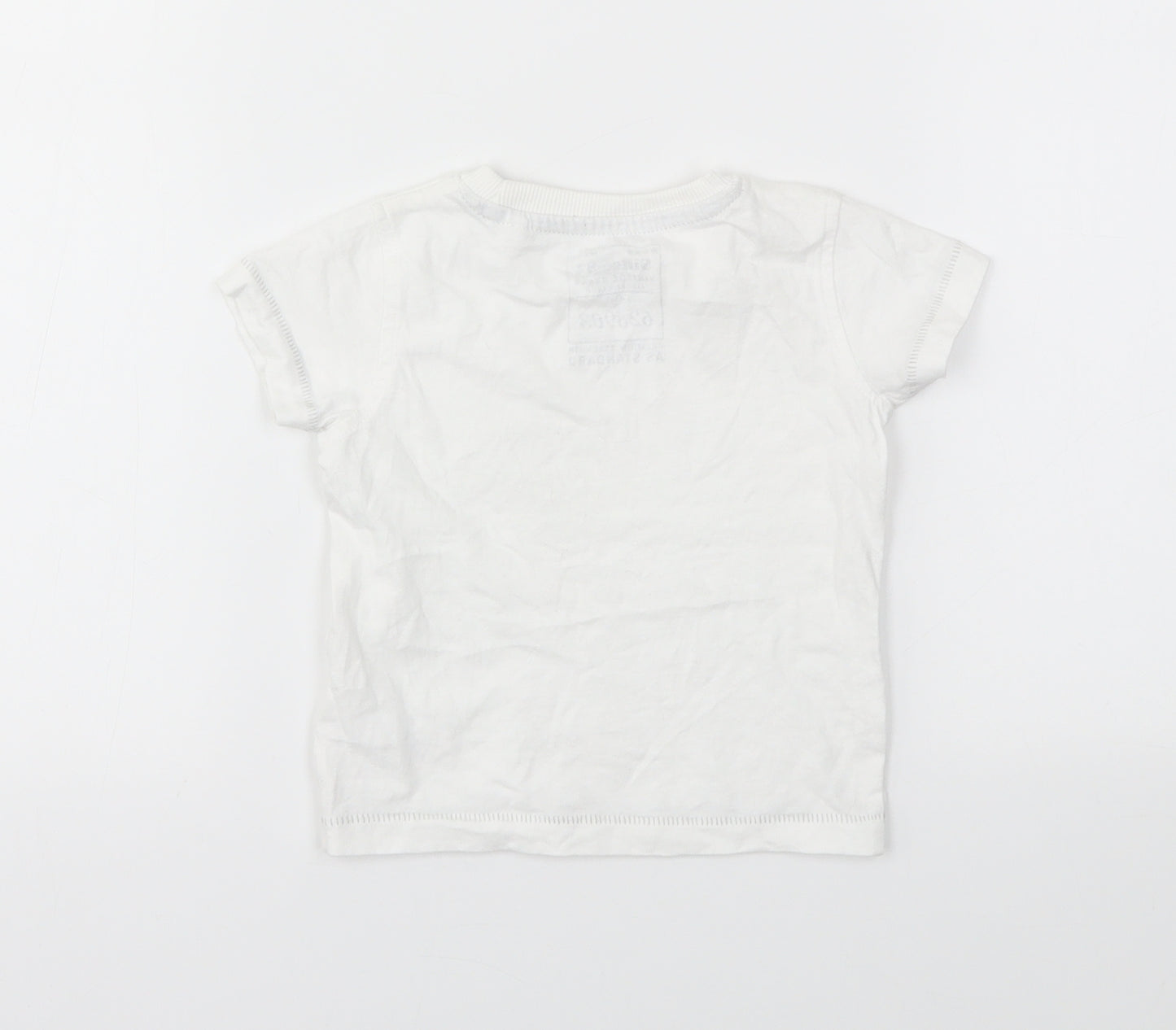 NEXT Boys White   Basic T-Shirt Size 3-6 Months