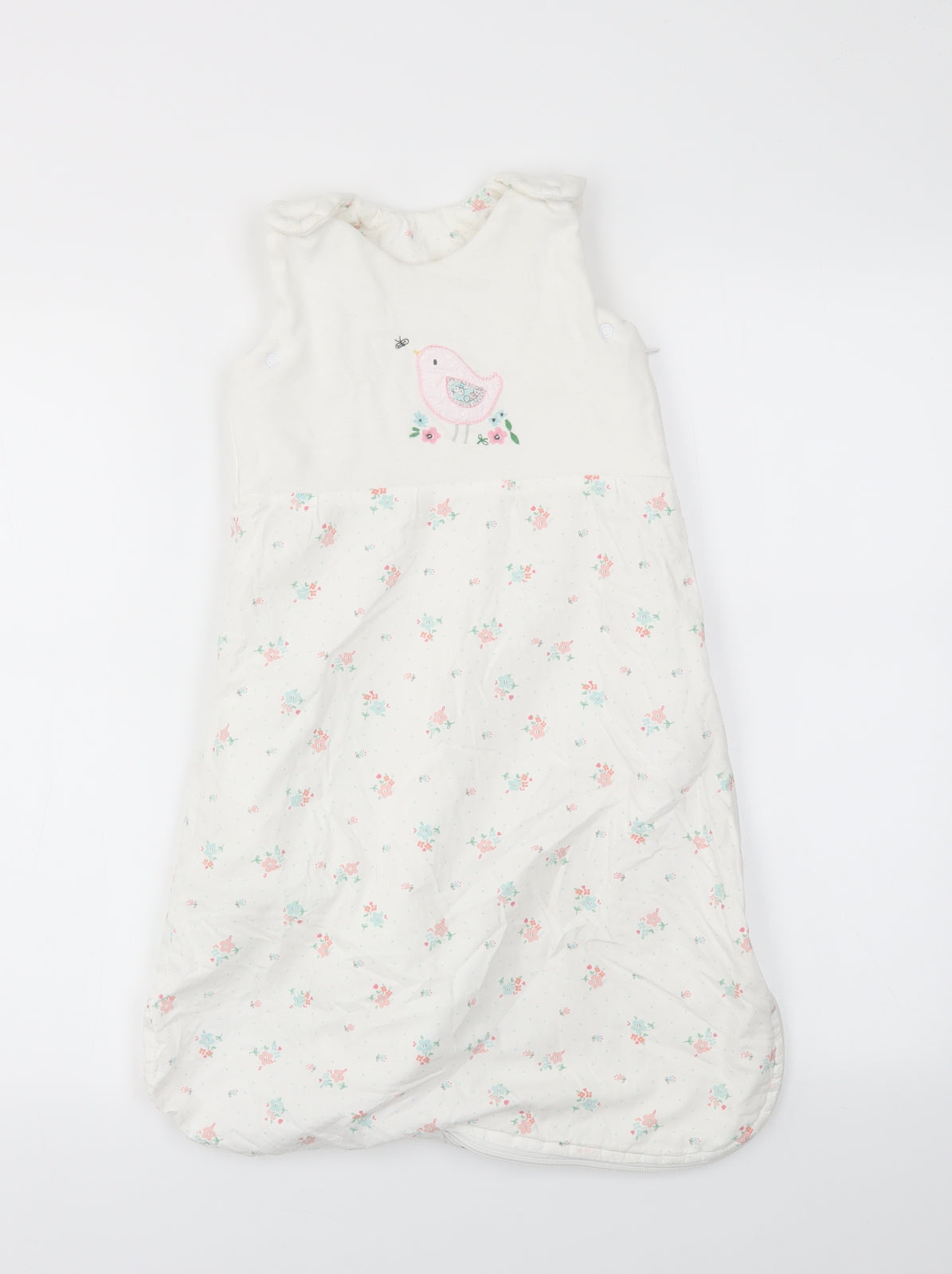 jhon lewis  Girls Multicoloured Floral  Cami Bodysuit Size 6-9 Months