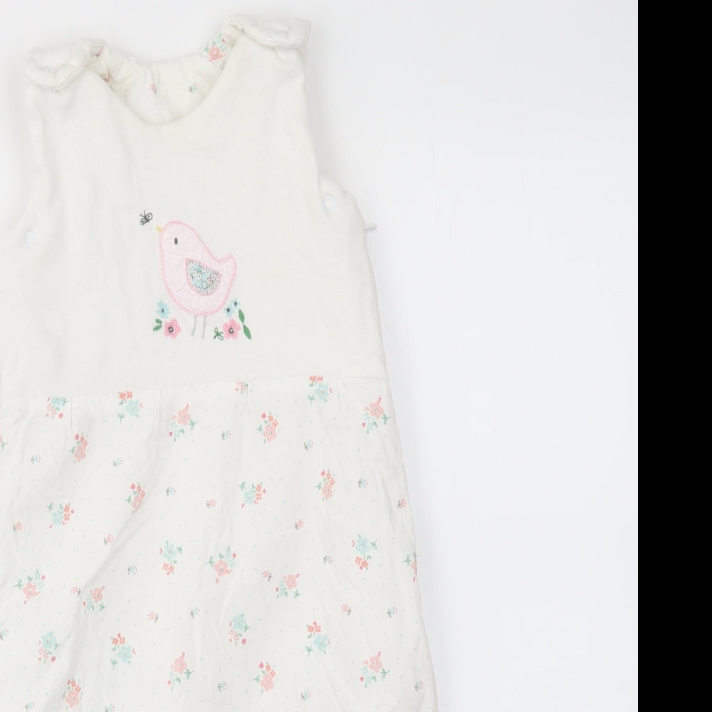 jhon lewis  Girls Multicoloured Floral  Cami Bodysuit Size 6-9 Months