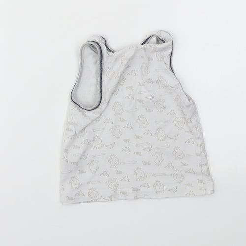TU Boys Grey Animal Print  Basic T-Shirt Size 2-3 Years