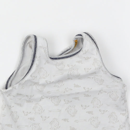 TU Boys Grey Animal Print  Basic T-Shirt Size 2-3 Years