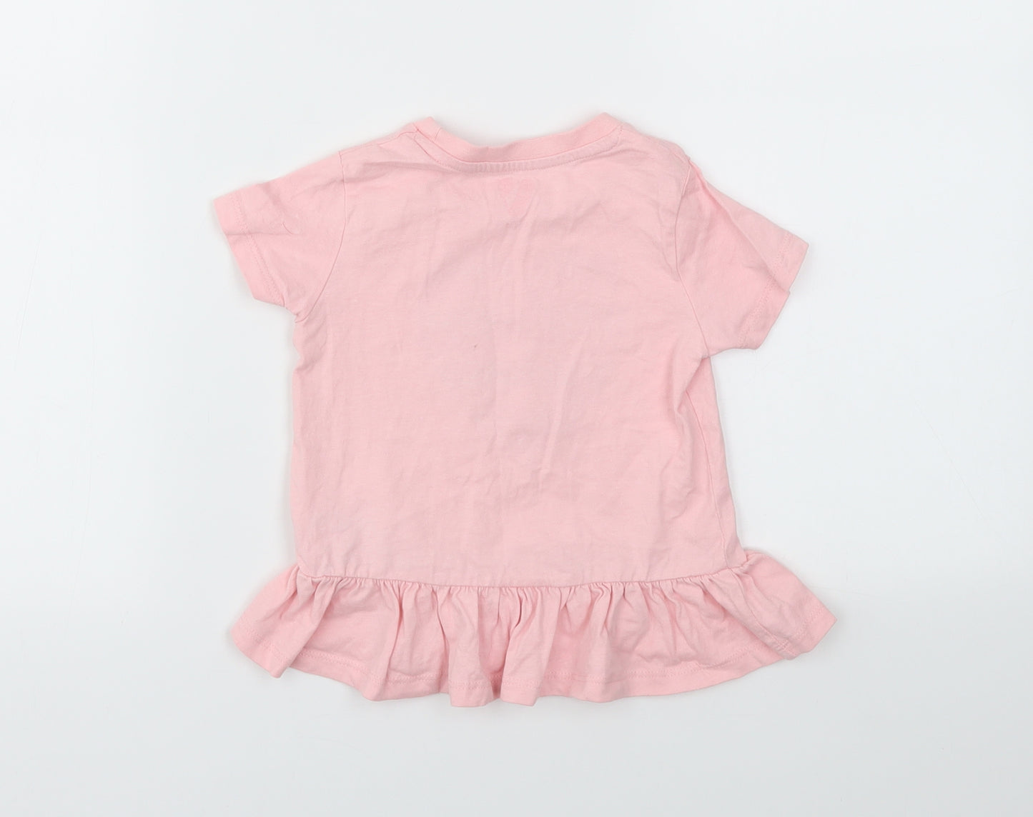 Very Girls Pink   Basic T-Shirt Size 18-24 Months