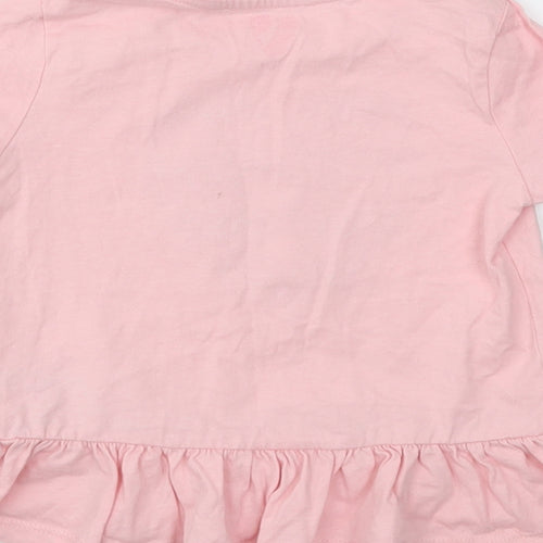Very Girls Pink   Basic T-Shirt Size 18-24 Months