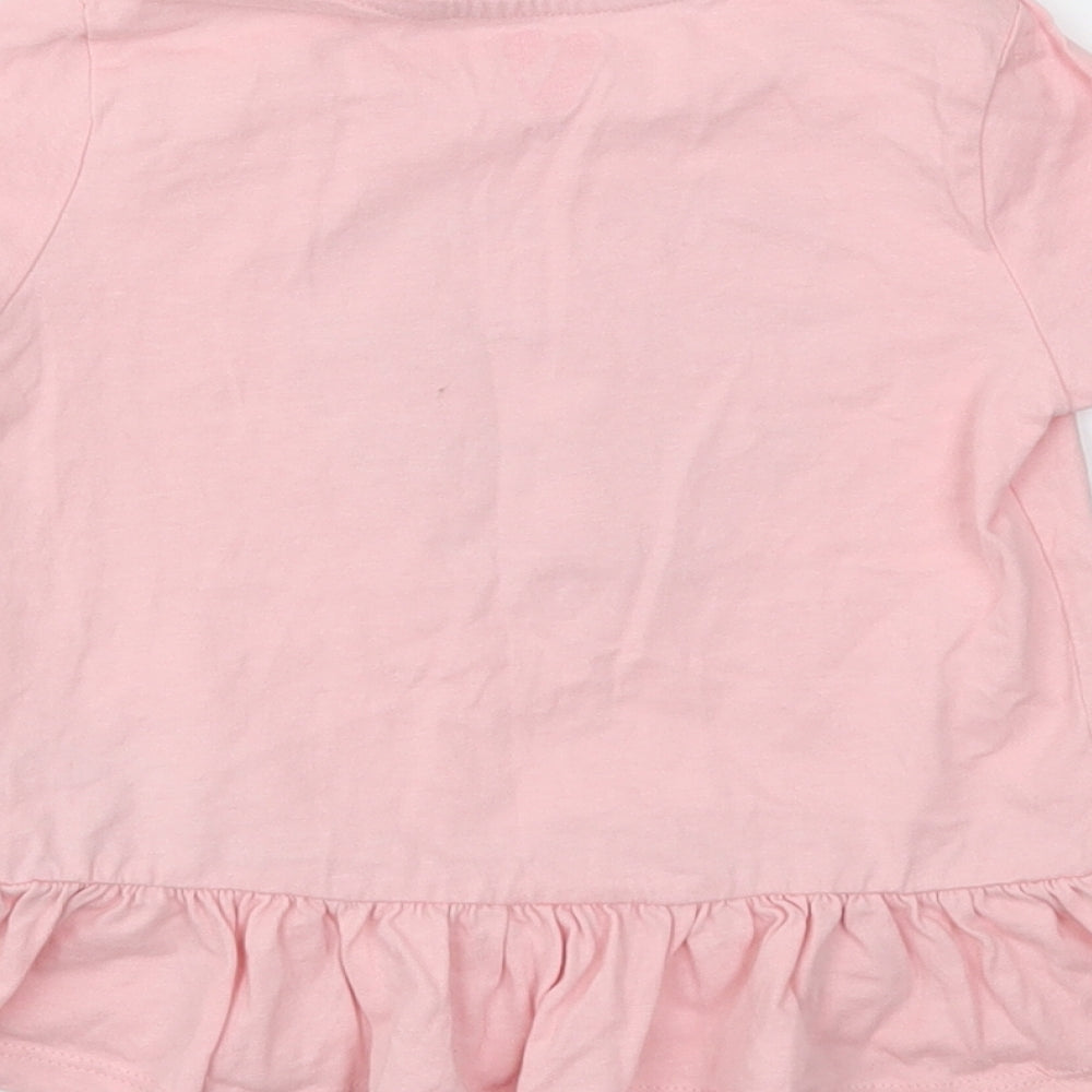 Very Girls Pink   Basic T-Shirt Size 18-24 Months