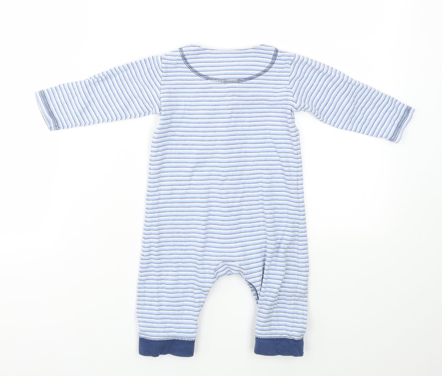 Gap Boys Blue Striped  Babygrow One-Piece Size 6-9 Months