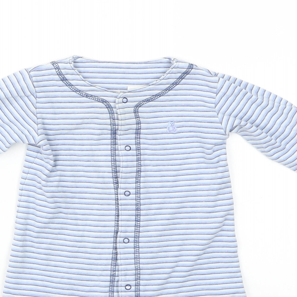Gap Boys Blue Striped  Babygrow One-Piece Size 6-9 Months