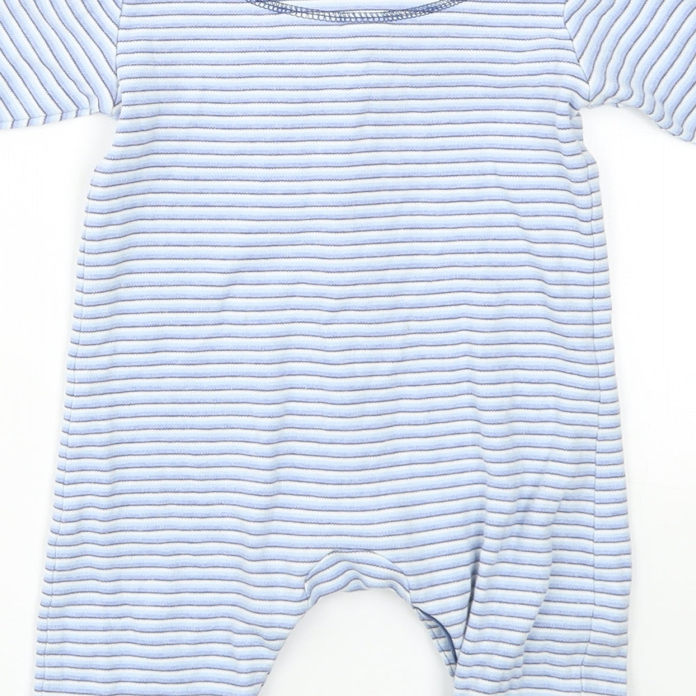 Gap Boys Blue Striped  Babygrow One-Piece Size 6-9 Months