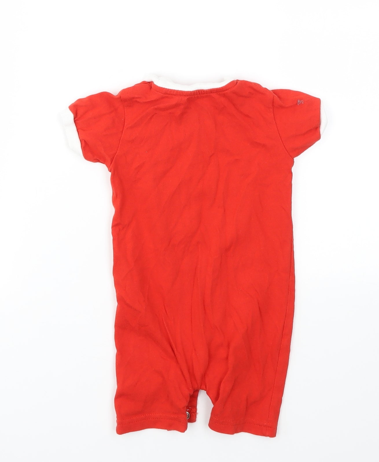 Universal Boys Red   Babygrow One-Piece Size 6-9 Months