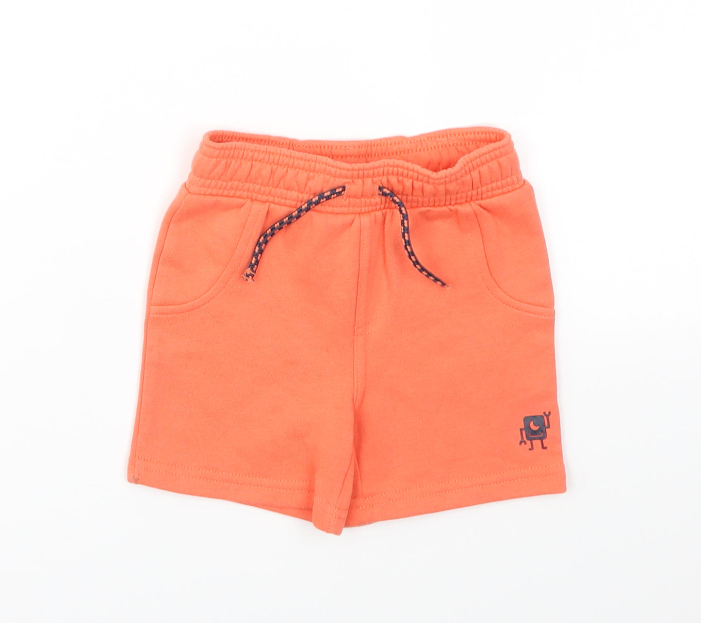 Primark Boys Orange   Capri Trousers Size 6-9 Months