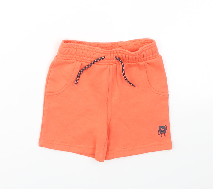 Primark Boys Orange   Capri Trousers Size 6-9 Months