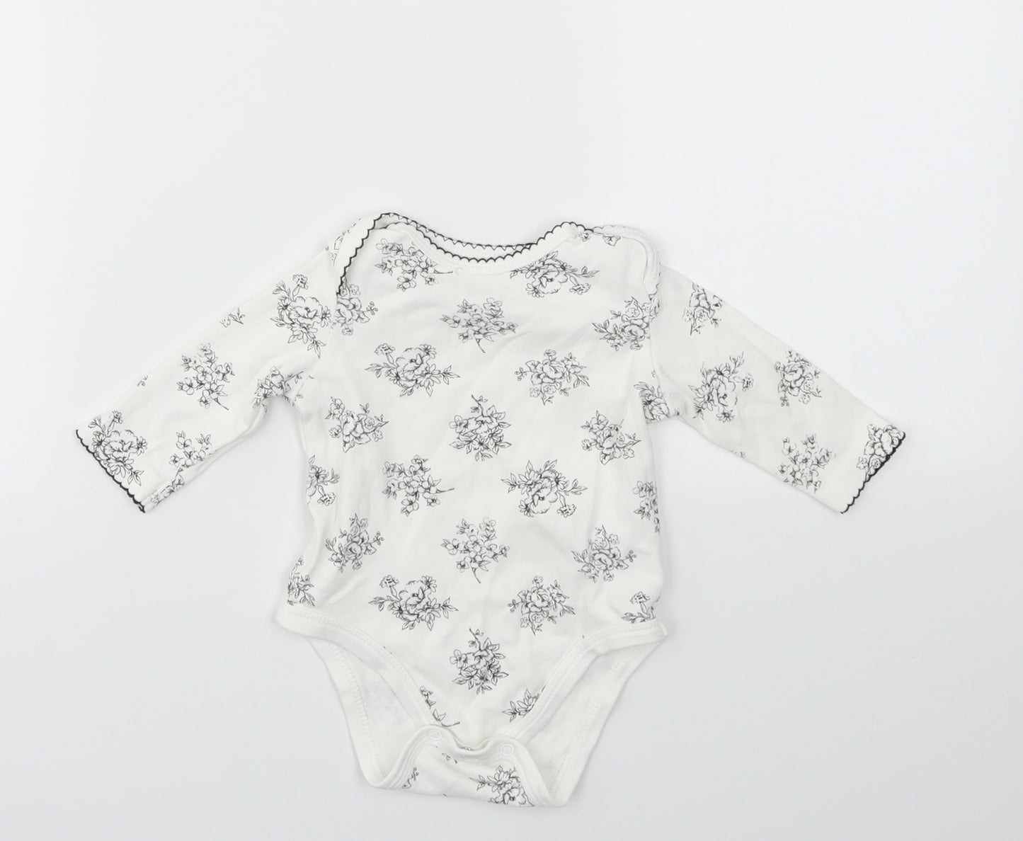 Little Me Girls Multicoloured Floral  Babygrow One-Piece Size 6-9 Months