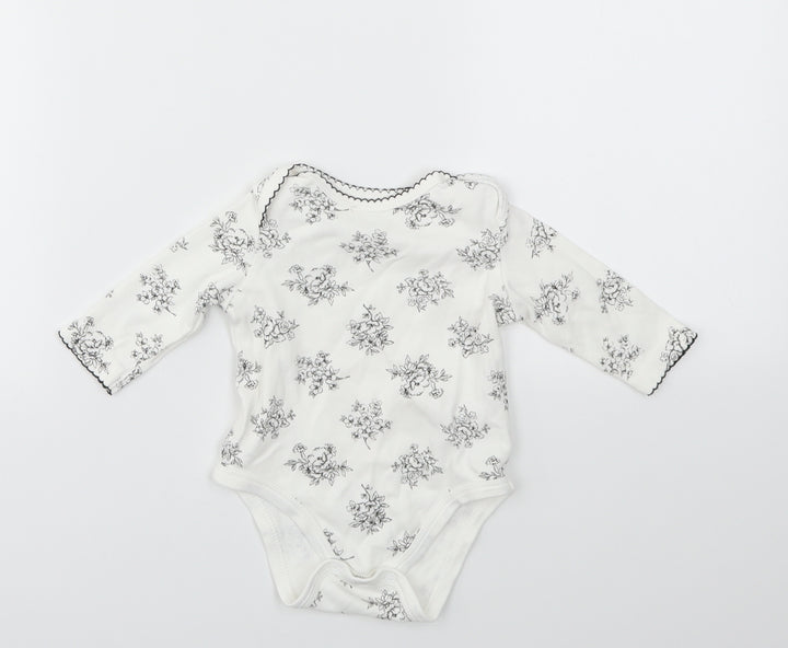 Little Me Girls Multicoloured Floral  Babygrow One-Piece Size 6-9 Months