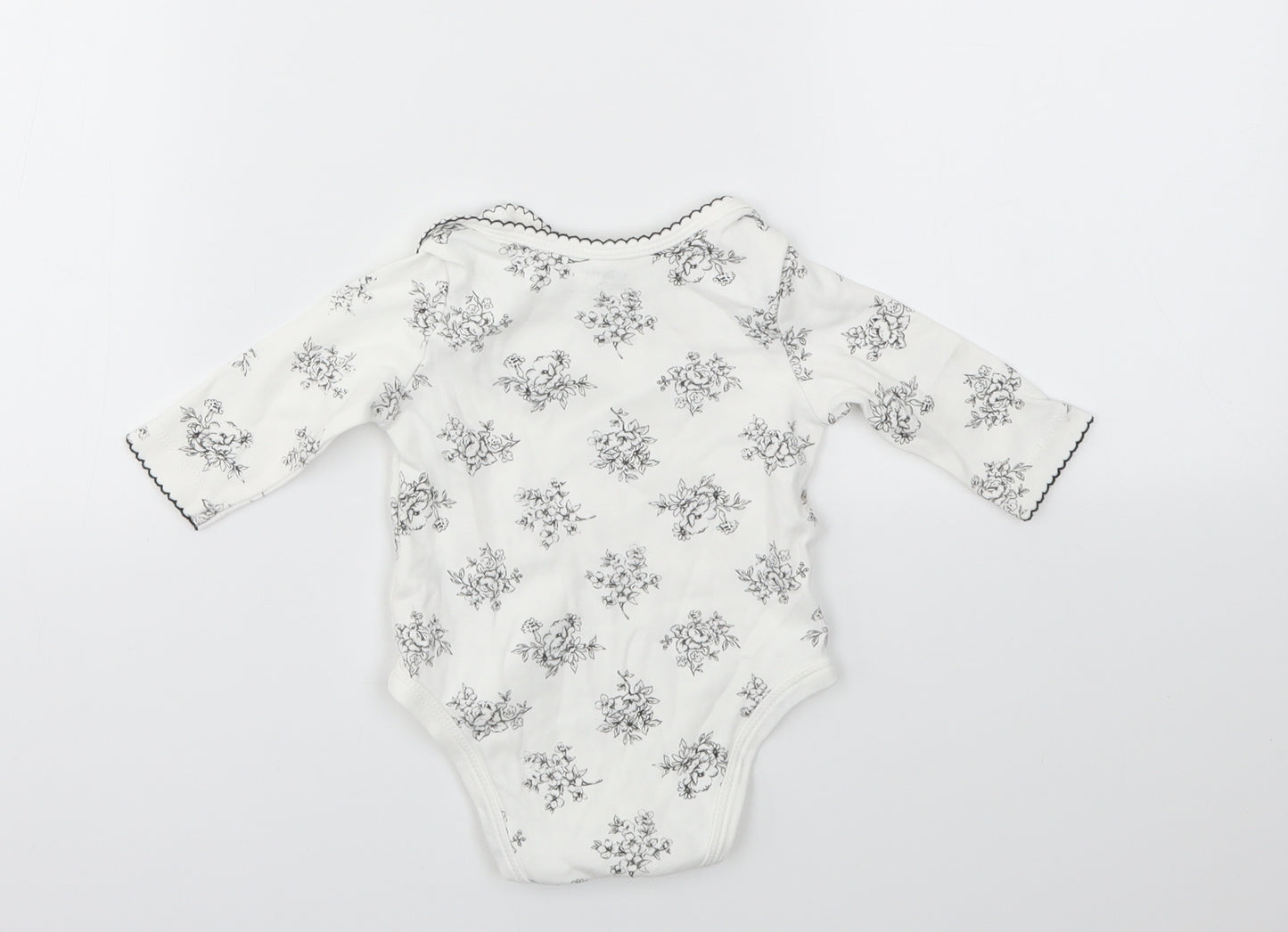 Little Me Girls Multicoloured Floral  Babygrow One-Piece Size 6-9 Months
