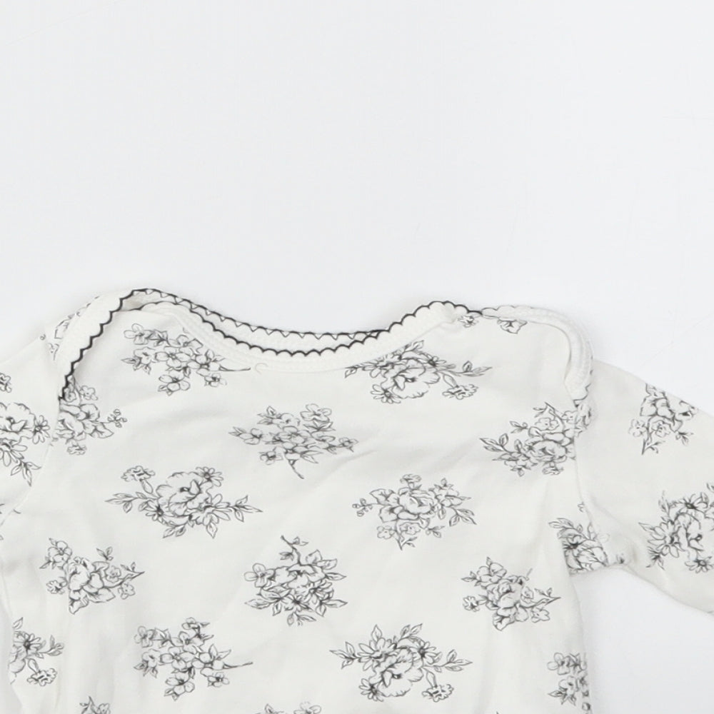 Little Me Girls Multicoloured Floral  Babygrow One-Piece Size 6-9 Months