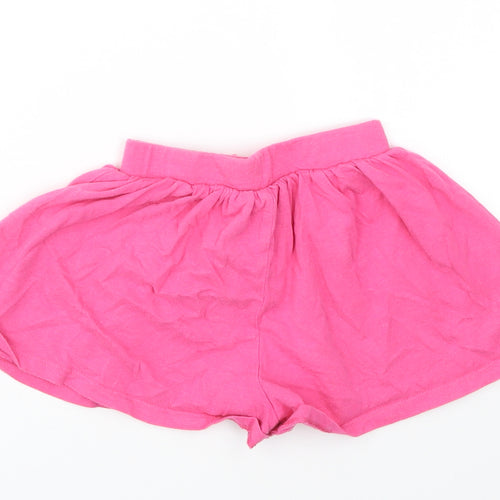 Matalan Girls Pink   Cut-Off Shorts Size 4 Years