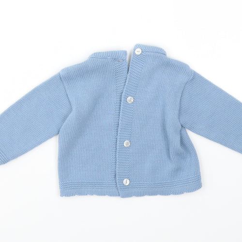 fruit de ma passion Girls Blue   Cardigan Jumper Size 0-3 Months