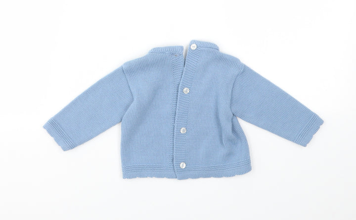 fruit de ma passion Girls Blue   Cardigan Jumper Size 0-3 Months