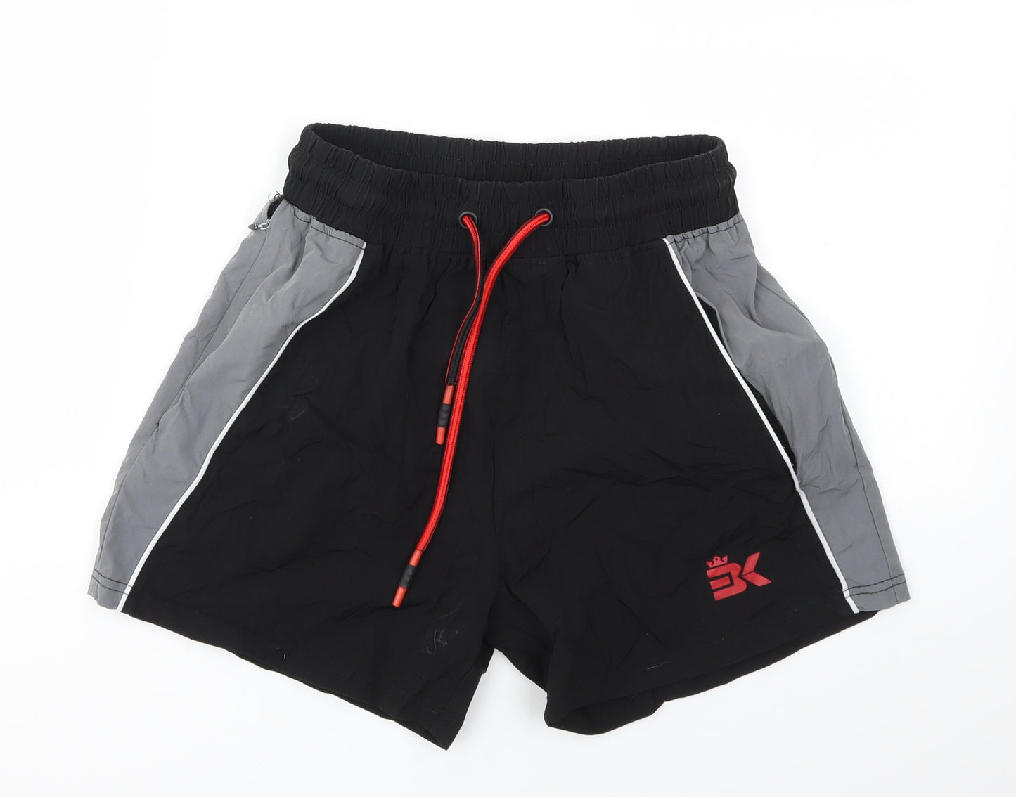 BK Boys Black   Sweat Shorts Size S