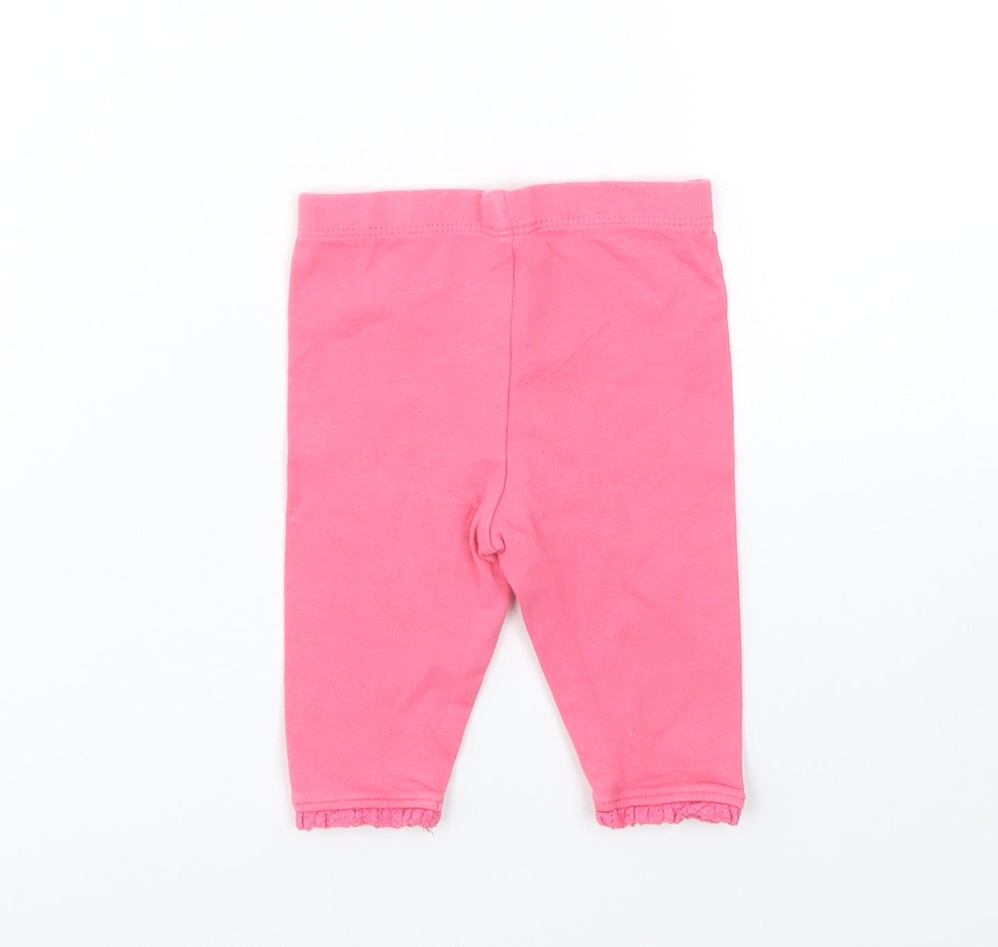 Primark Girls Pink   Capri Leggings Size 3-6 Months