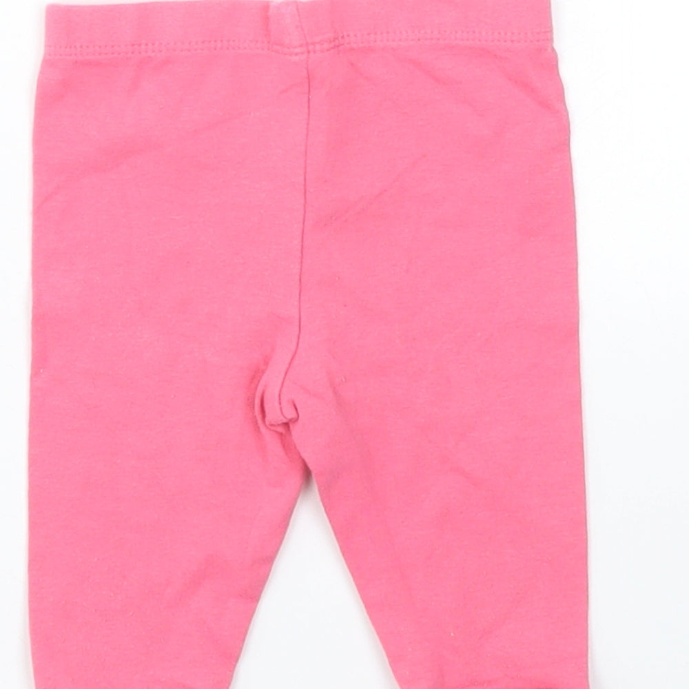 Primark Girls Pink   Capri Leggings Size 3-6 Months