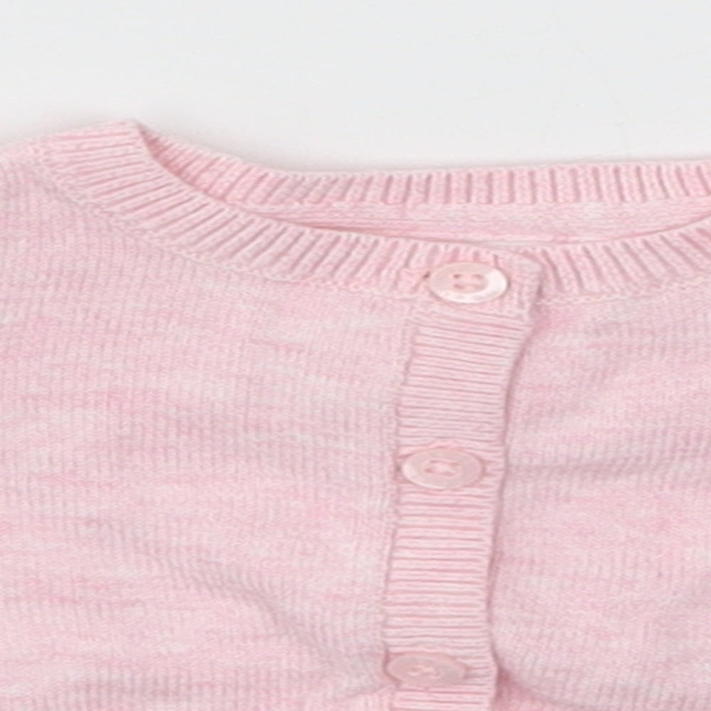 NEXT Girls Pink   Cardigan Jumper Size 0-3 Months