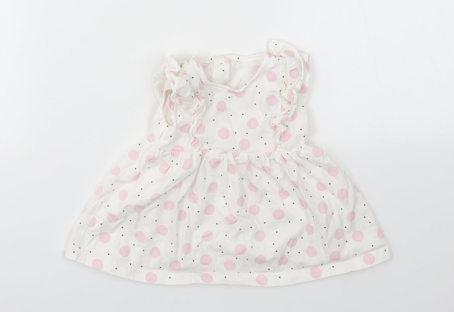 Matalan Girls Multicoloured Polka Dot  Fit & Flare  Size Newborn