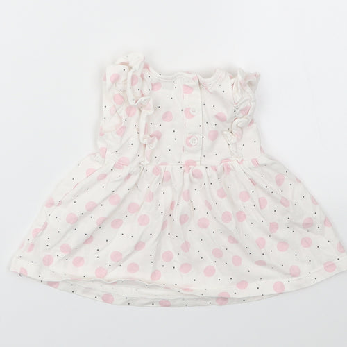 Matalan Girls Multicoloured Polka Dot  Fit & Flare  Size Newborn
