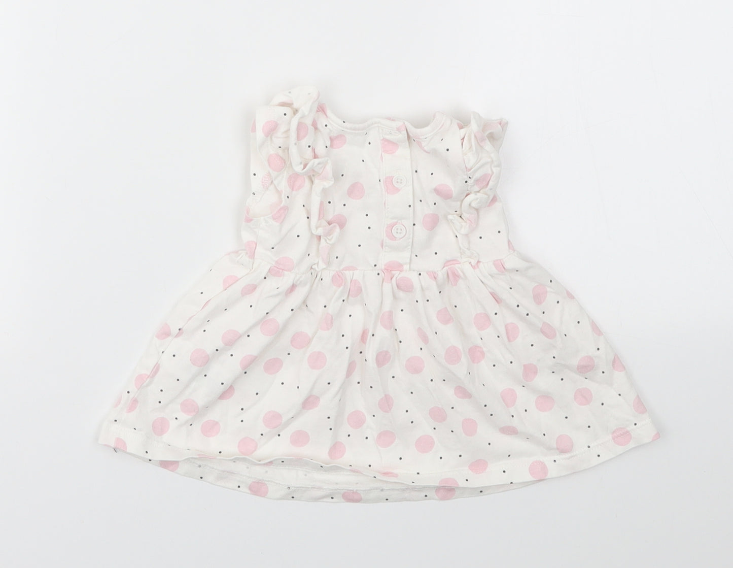 Matalan Girls Multicoloured Polka Dot  Fit & Flare  Size Newborn