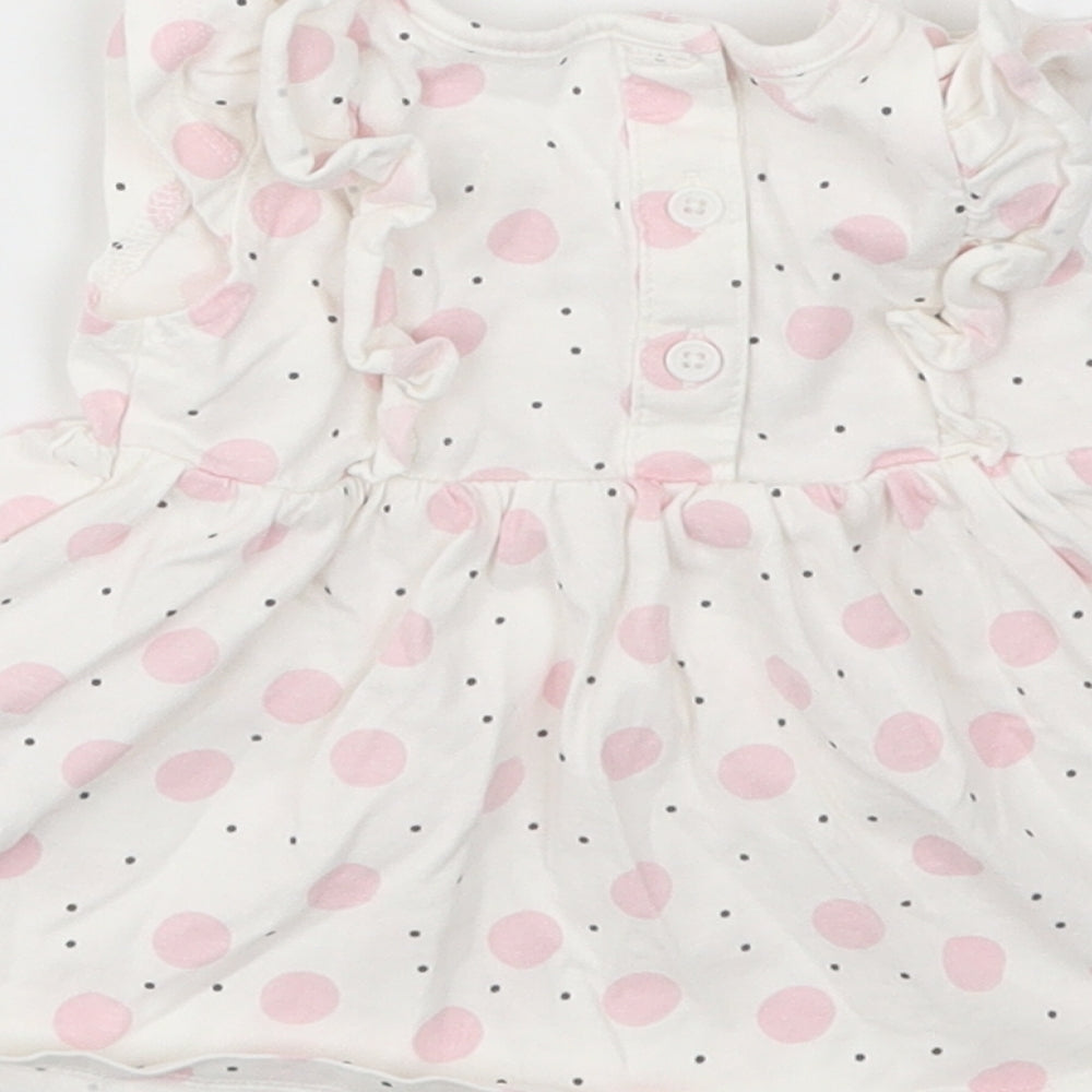 Matalan Girls Multicoloured Polka Dot  Fit & Flare  Size Newborn