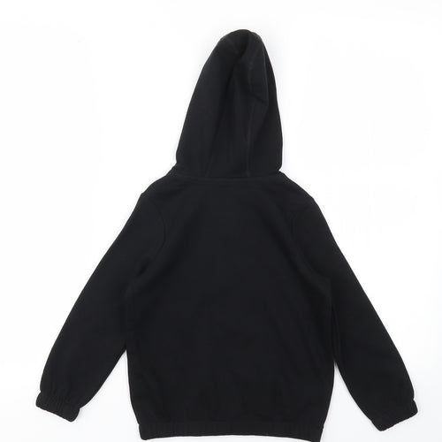 George Boys Black   Full Zip Jumper Size 4-5 Years