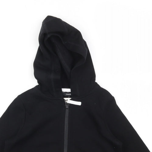 George Boys Black   Full Zip Jumper Size 4-5 Years