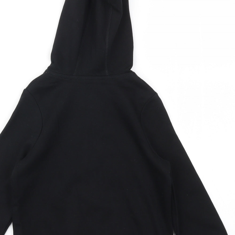 George Boys Black   Full Zip Jumper Size 4-5 Years