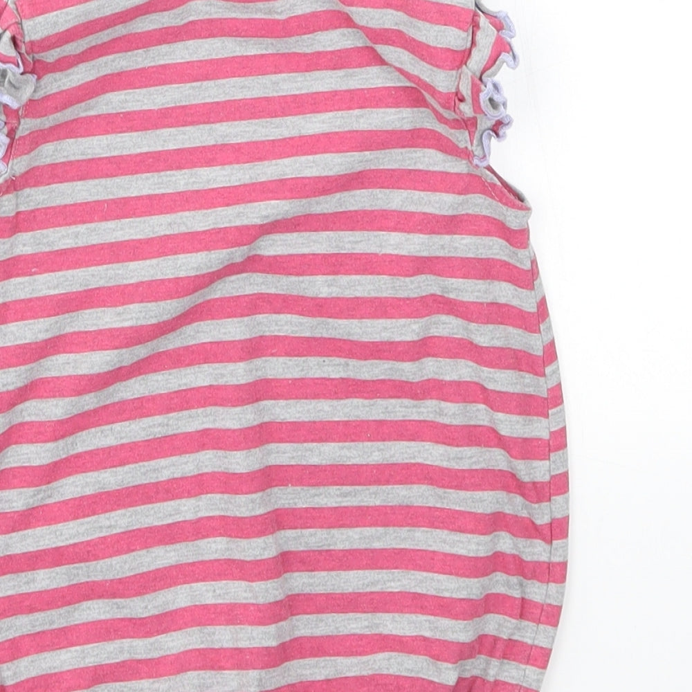 Majestic Girls Multicoloured Striped  Babygrow One-Piece Size 18 Months